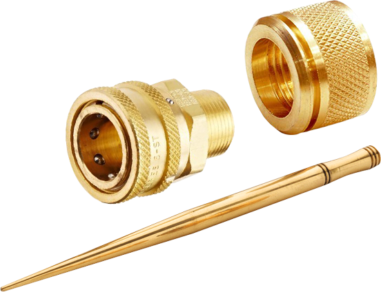 Precision brass components
